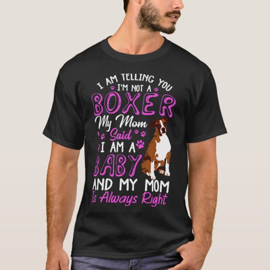 Boxer Ma Dog T-shirt (Voorkant)