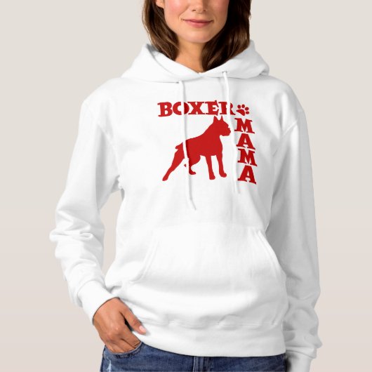 BOXER MAMA HOODIE (Voorkant)