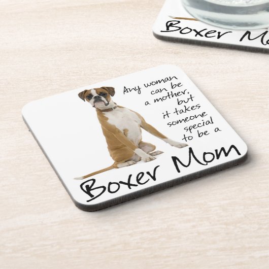 Boxer mama Onderzetter (Linkerzijde)
