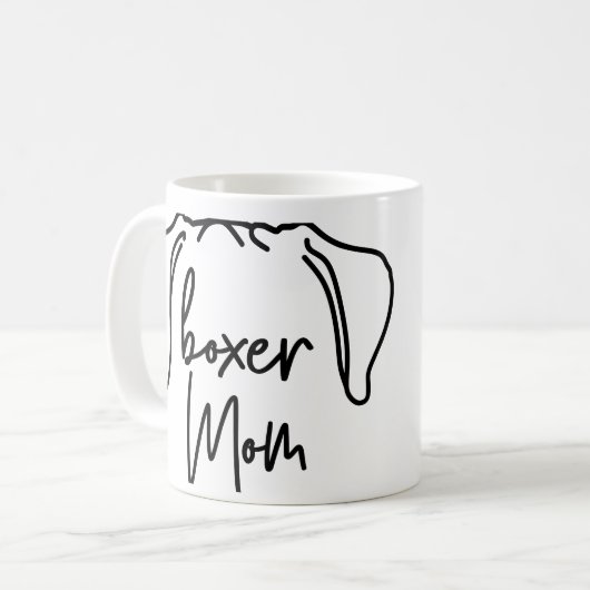 boxer maman mug (Devant gauche)