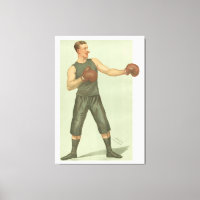 Boxer met Long Green Trunks