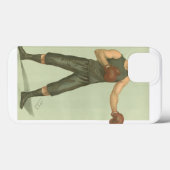  Boxer met Long Green Trunks Case-Mate iPhone Case (Achterkant (horizontaal))