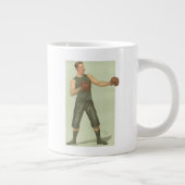 Boxer met Long Green Trunks Extra Grote Beker (Rechts)