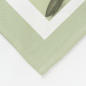 Boxer met Long Green Trunks Fleece Deken (Hoek)