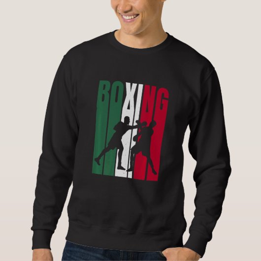 Boxer Mexican Flag Boxing Trui (Voorkant)