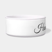 Boxer Minimalist Line Art personalized bowl Voerbakje (Links)