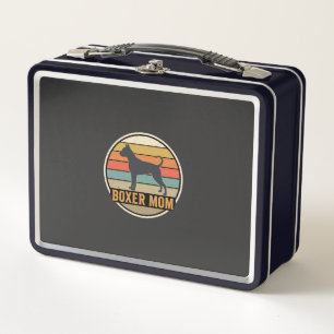 Boxer Moeder Retro Zonsondergang Hond