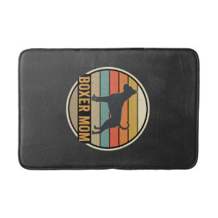 Boxer Moeder Retro Zonsondergang Hond Badmat