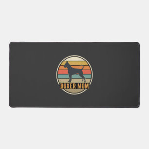 Boxer Moeder Retro Zonsondergang Hond Bureaumat