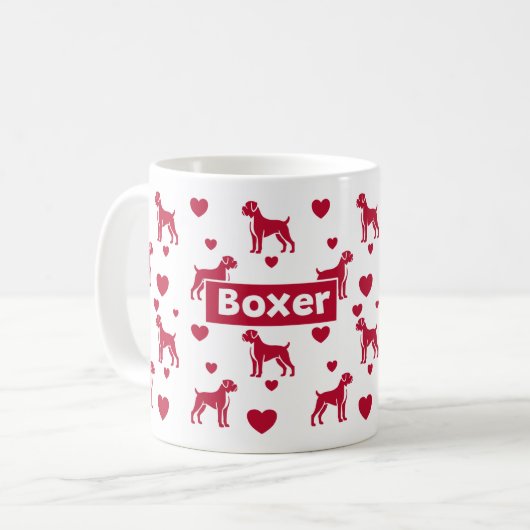 Boxer Mok met rode harten (Voorkant links)