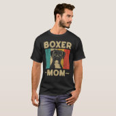 Boxer Mom  Retro Boxer T-shirt (Voorkant volledig)