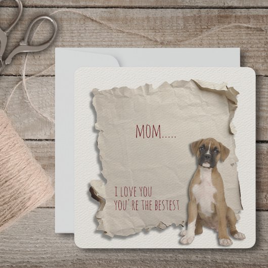 Boxer Mom speciale Kaart