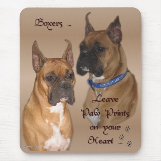 Boxer MousePad Muismat (Voorkant)