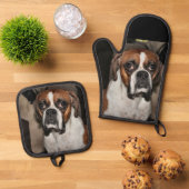 Boxer Ovenwant & Pannenlap Set (Top down)