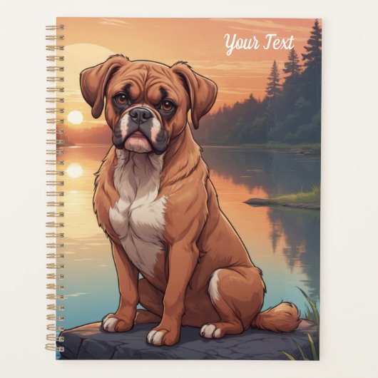 Boxer par le lac (Devant)