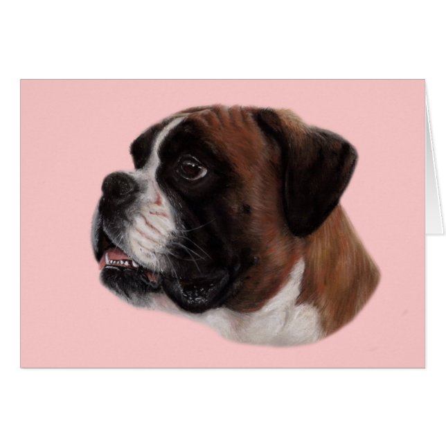 Boxer Pastel Painting (Voorkant Horizontaal)