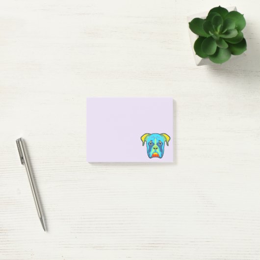 Boxer Pattern Pop Art Post-it® Notes (Kantoor)