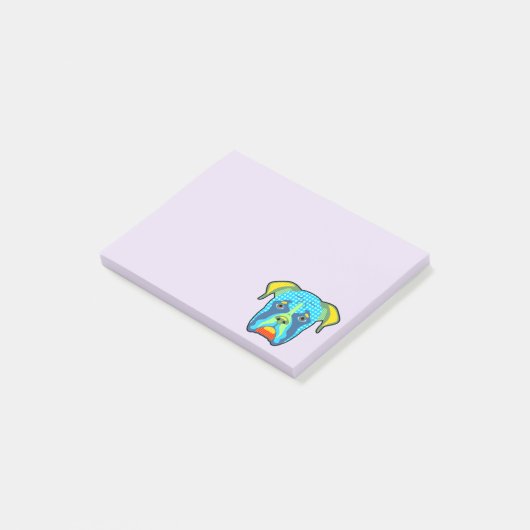 Boxer Pattern Pop Art Post-it® Notes (Schuin)