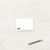 Boxer personaliseren notities post-it® notes (Op bureau)