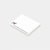 Boxer personaliseren notities post-it® notes (Schuin)