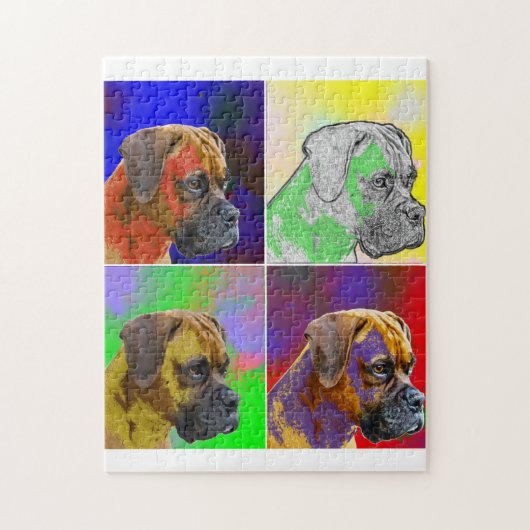 Boxer Photo Puzzle met Gift Box Legpuzzel (Verticaal)