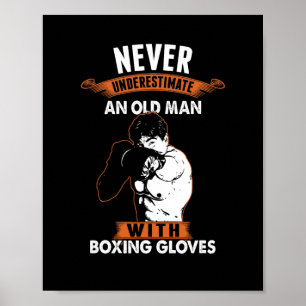 Boxer Player Fan Boxer Combat Sports Kickboxing O Poster