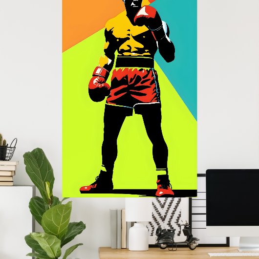Boxer Poster (Thuiskantoor)