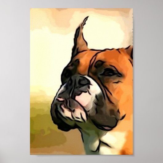 Boxer-poster Poster (Voorkant)