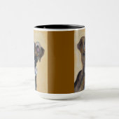 Boxer Pup | Mug à deux tons, 15 oz (Centre)