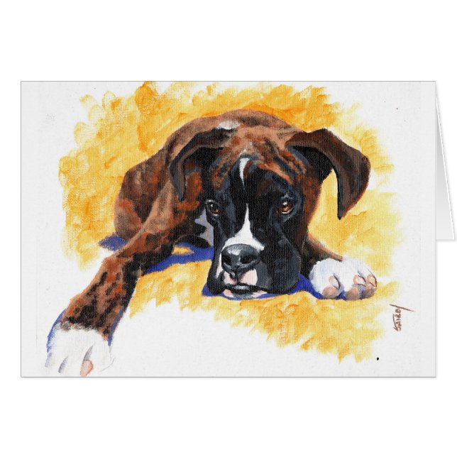 Boxer Puppy (Voorkant Horizontaal)