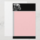 Boxer puppy briefpapier (Voorkant / Achterkant)