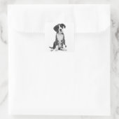 Boxer Puppy Hondengroet Sticker (Tas)