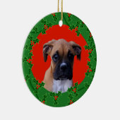 Boxer puppy kerst ornament (Rechts)