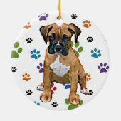 Boxer Puppy Ornament (Achterkant)