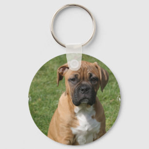 Boxer Puppy Sleutelhanger