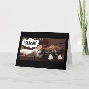 BOXER PUPS WENSEN JE DE BESTE VERJAARDAG OOIT KAART