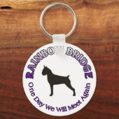 BOXER RAINBOW BRIDGE SLEUTELHANGER (Voorkant)