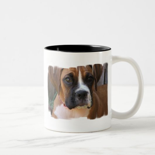 Boxer Rescue Ceramic Coffee Mok (Rechts)