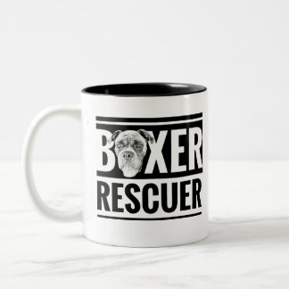 Boxer Rescuer Tweekleurige Koffiemok