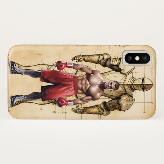 Boxer Robot iPhone / coque ipad (Dos (Horizontal))