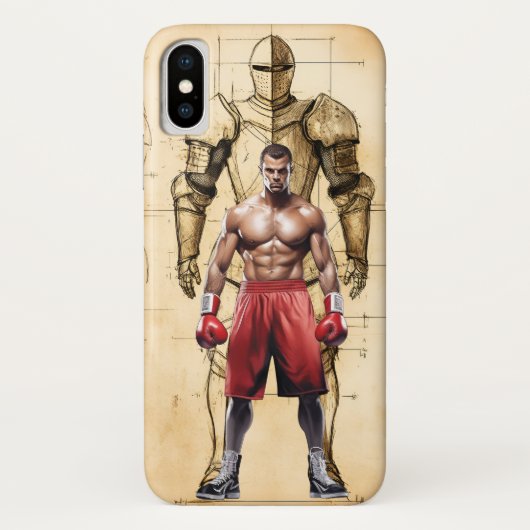 Boxer Robot iPhone / iPad hoesje (Achterkant)
