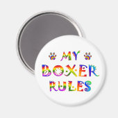 Boxer Rules Fun Magneet (Voorkant / Achterkant)