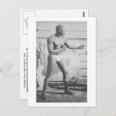 Boxer Sam Langford Briefkaart (Voorkant / Achterkant)