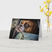 Boxer sent une carte BBQ (Fleur jaune)