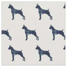 Boxer Silhouette Black Waterverf Tiled