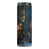 Boxer Sneeuwslee Kerstmisdecor Thermosbeker (Achterkant)