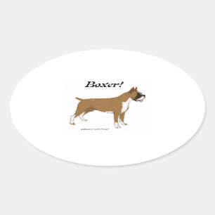 Boxer. Sticker