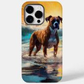 Boxer strand surfen schilderij Case-Mate iPhone case (Achterkant)