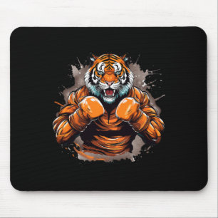 Boxer Tiger Funny Boxing Tiger Graphic Mannen Vrou Muismat