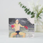 Boxer tussen het briefkaart van Bouts (Staand voorkant)